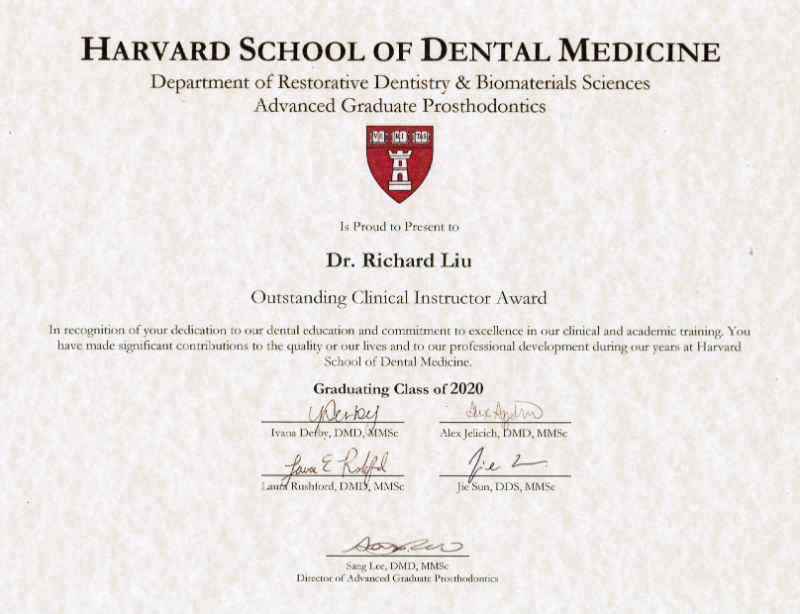 Outstanding Instructor 2020